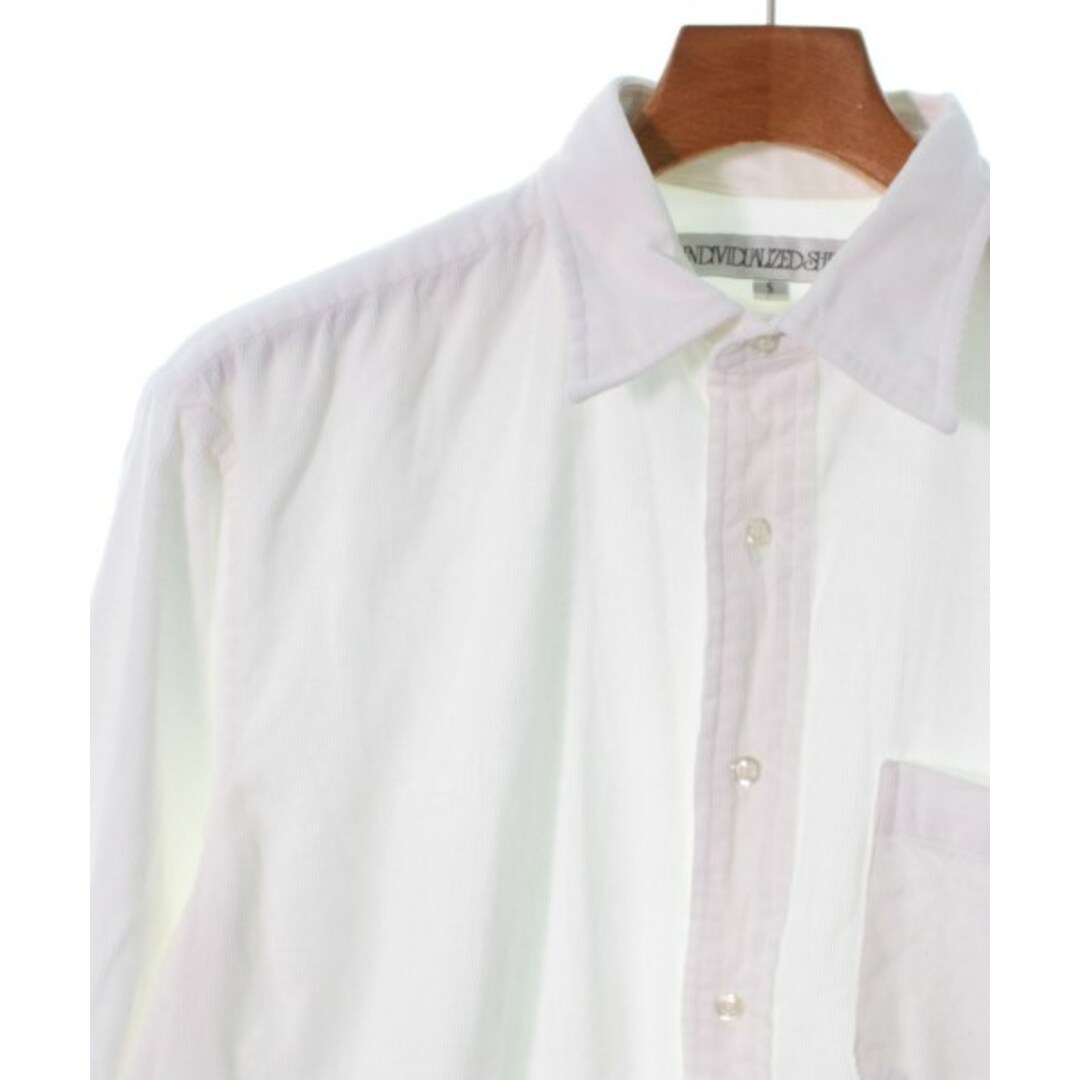 INDIVIDUALIZED SHIRTS カジュアルシャツ S オフホワイト