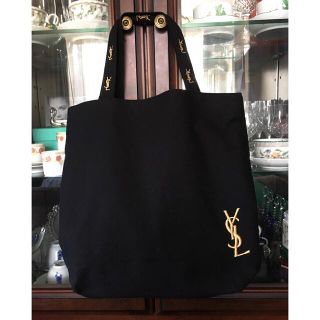 サンローラン(Saint Laurent)のイヴサンローラン  Yves Saint Laurent バッグ　YSL刺繍入り(トートバッグ)