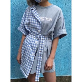 ウィゴー(WEGO)のワンスポ　Tシャツワンピース(ミニワンピース)