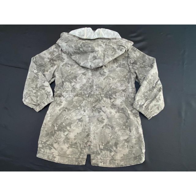 H&H - H&M迷彩風花柄ジャンパー4-5Y110女の子洋服コートアウター