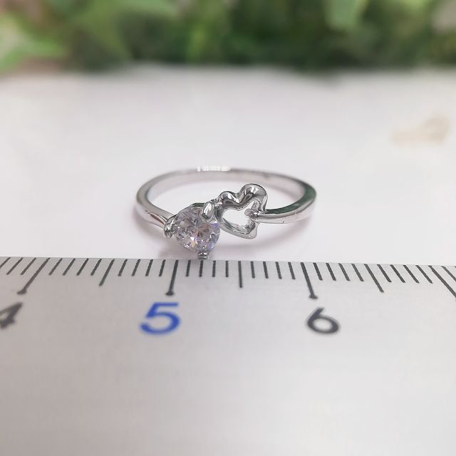 10号リング一粒石リングczダイヤモンドリングTOTO10006 レディースのアクセサリー(リング(指輪))の商品写真