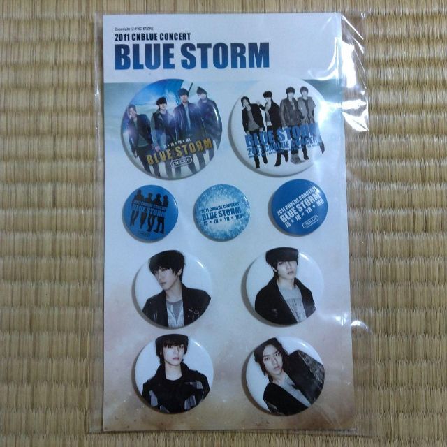 CNBLUE 缶バッジ BLUE STORM エンタメ/ホビーのタレントグッズ(ミュージシャン)の商品写真