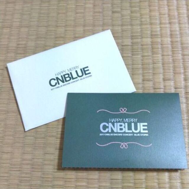 CNBLUE ヨンファ ボイスメッセージカード BLUE STORM エンタメ/ホビーのタレントグッズ(ミュージシャン)の商品写真