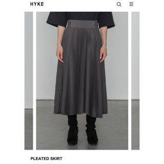 HYKE - 新品 41800円 HYKE ハイク プリーツスカート 1 グレーの通販 by