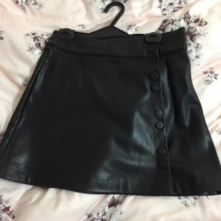 ザラ(ZARA)のザラ ZARA レザースカート ミニスカート(ミニスカート)