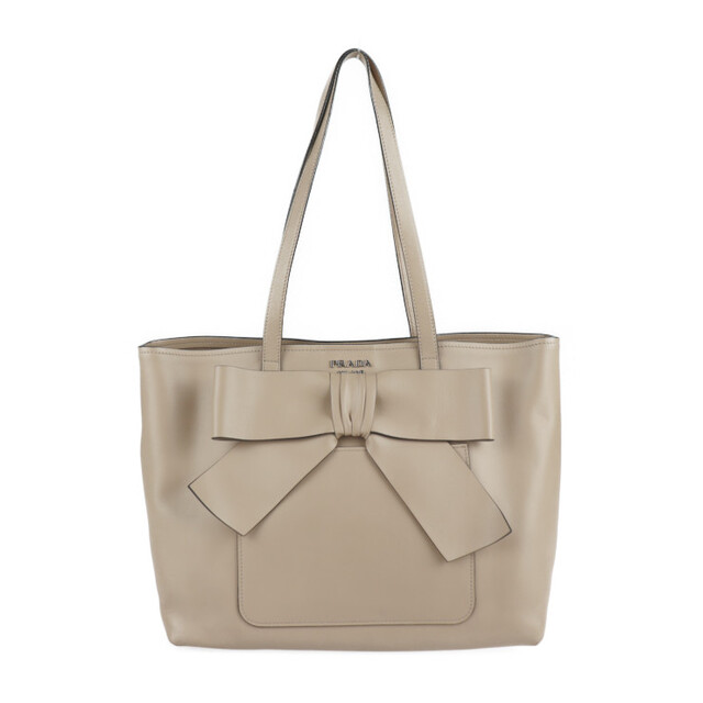 PRADA プラダ トートバッグ 1BG046 シティカーフレザー CAMMEO リボン