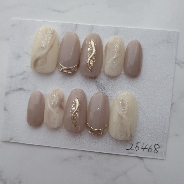現品】ネイルチップ ニュアンスネイル ミラーネイル 春ネイル ピンク