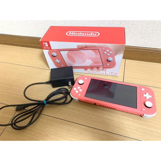 Nintendo Switch - Nintendo Switch LITE本体と充電器 箱付きの通販 by 