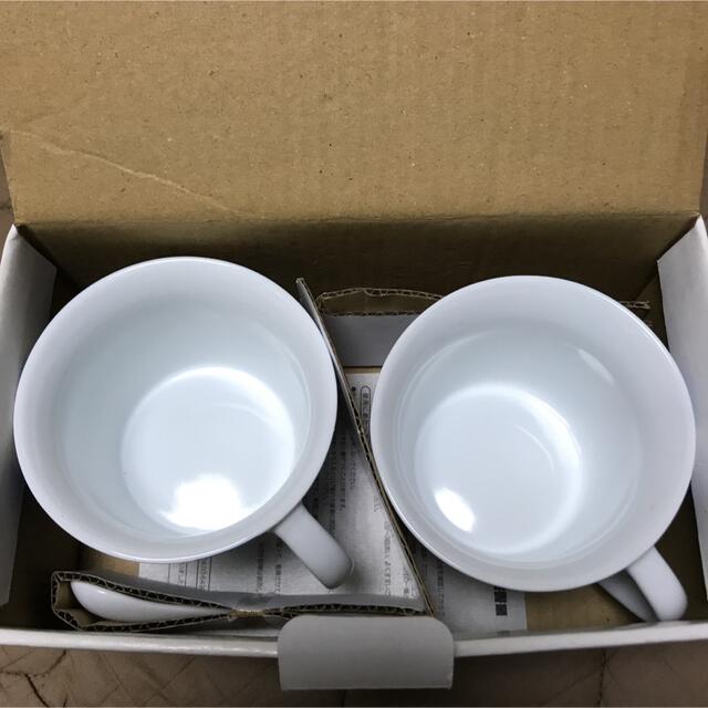 Kanebo(カネボウ)のカップ ＋ スプーン　ペア　新品 インテリア/住まい/日用品のキッチン/食器(グラス/カップ)の商品写真