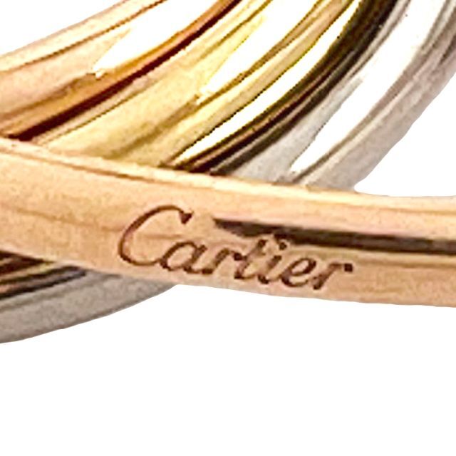 Cartier(カルティエ)のカルティエ　リング　トリニティ　7連　52　12号　K18YG　PG　WG　レア レディースのアクセサリー(リング(指輪))の商品写真