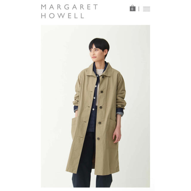 【限定セール！】 MARGARET HOWELL コットンステンカラーコート MHL - スプリングコート