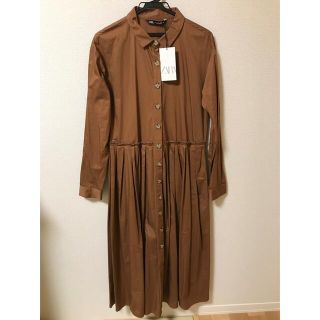 ザラ(ZARA)の【新品】ZARA ザラ ウエストフリル ロングワンピース (ロングワンピース/マキシワンピース)