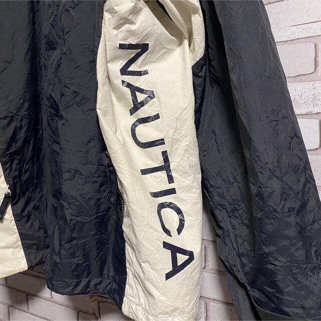 NAUTICA(ノーティカ)の90s 古着 ノーティカ ナイロン 刺繍ロゴ ゆるだぼ ビッグシルエット メンズのジャケット/アウター(ナイロンジャケット)の商品写真