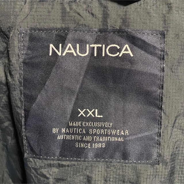 NAUTICA - 90s 古着 ノーティカ ナイロン 刺繍ロゴ ゆるだぼ ビッグ