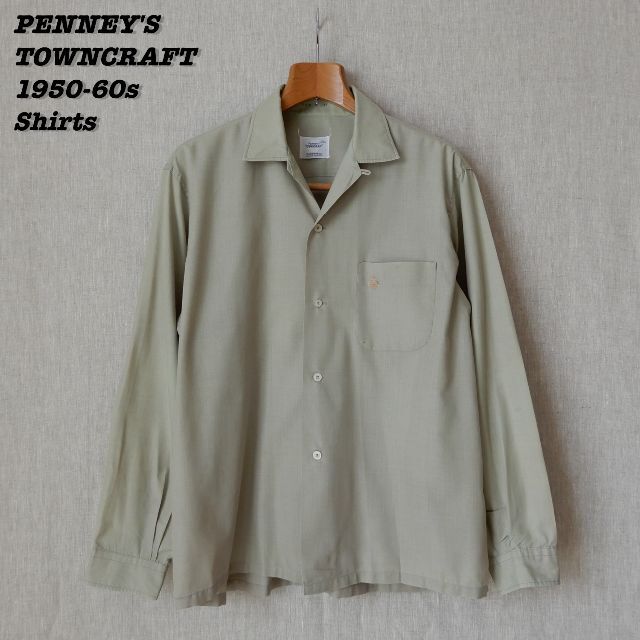 PENNEYPENNEY'S TOWNCRAFT Shirts 1950s 1960s L
