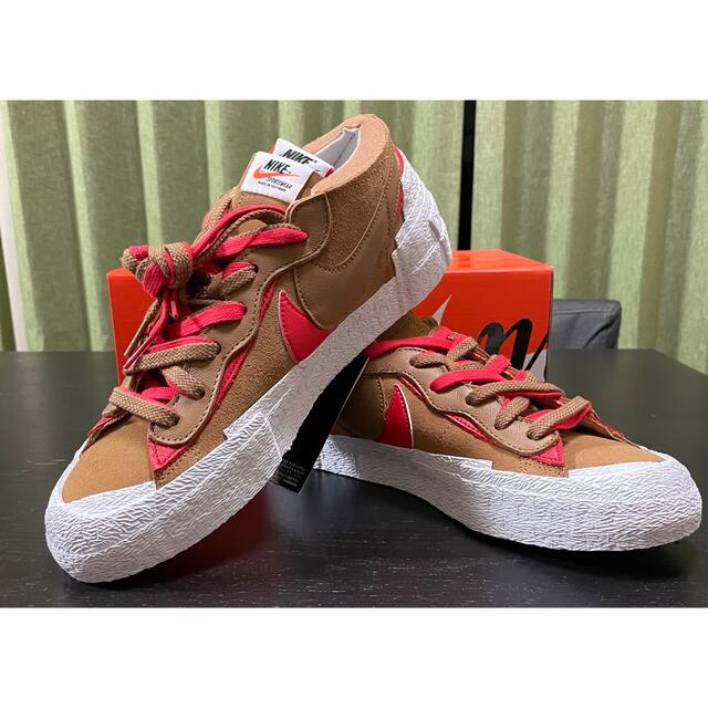 SACAI × NIKE BLAZER LOW "BRITISH TAN