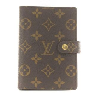 ルイヴィトン(LOUIS VUITTON)のルイヴィトン モノグラム アジェンダPM 手帳カバー 茶 R20005(その他)