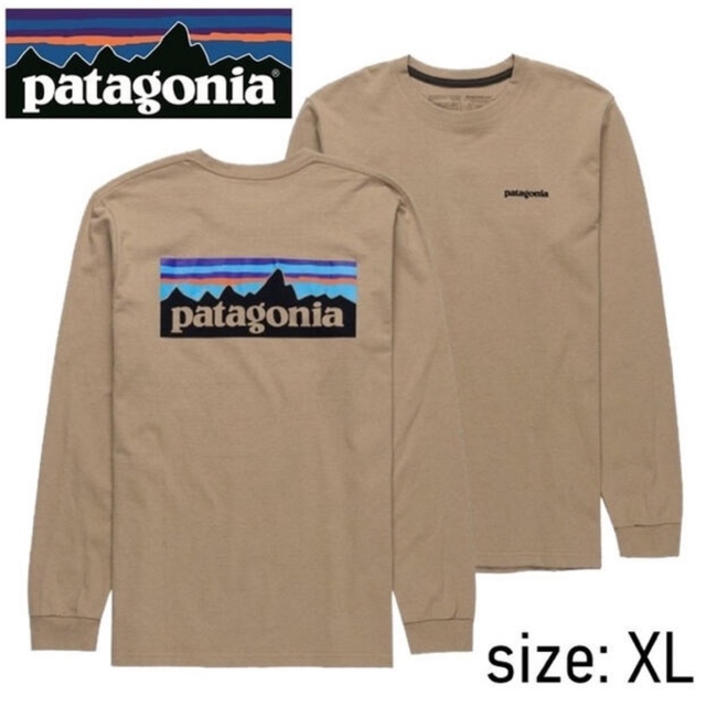 正規◆レア◆パタゴニア ロンT Patagonia P-6 ベージュ　XL