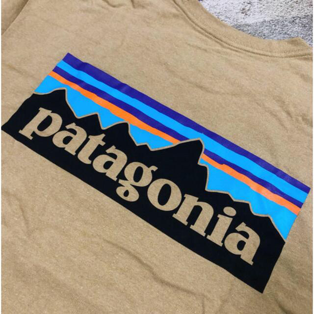 patagonia(パタゴニア)の正規◆レア◆パタゴニア ロンT Patagonia P-6 ベージュ　XL メンズのトップス(Tシャツ/カットソー(七分/長袖))の商品写真