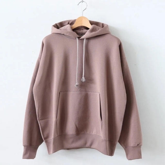 auralee BAGGY POLYESTER SWEAT P/O PARKA