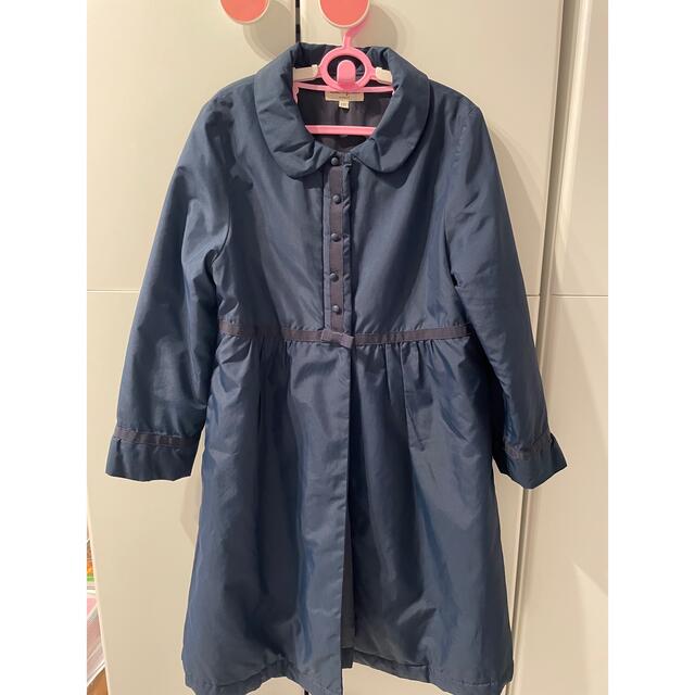 美品】ミルフィーユ ライナー付きコート120 受験 お教室 通学など
