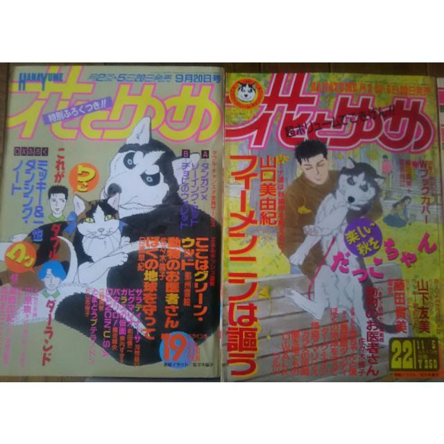 動物のお医者さん表紙🐕花とゆめ＆付録セット🐈 エンタメ/ホビーの漫画(漫画雑誌)の商品写真