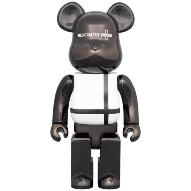 BE@RBRICK MEDICOM TOY PLUS BLACK CHROME