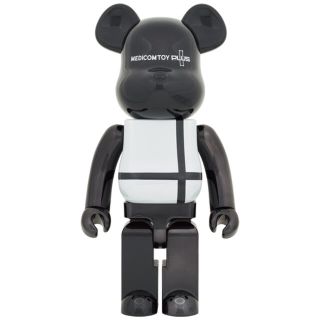 メディコムトイ(MEDICOM TOY)のBE@RBRICK MEDICOM TOY PLUS BLACK CHROME(フィギュア)