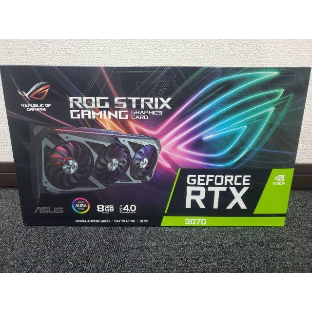 PCパーツRTX 3070 非LHR ASUS ROG STRIX