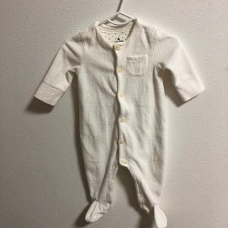 ベビーギャップ(babyGAP)のbaby GAP  カバーオール　ホワイト(カバーオール)