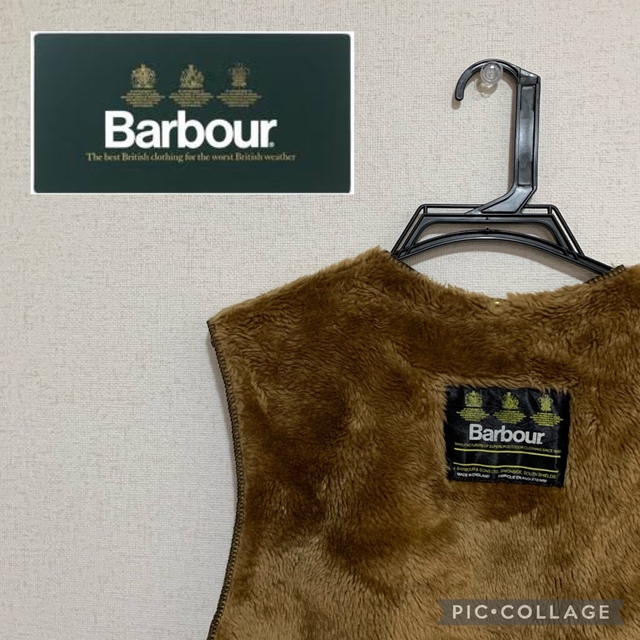 Barbour パイルファーライナーベスト 英国製 80's 90's