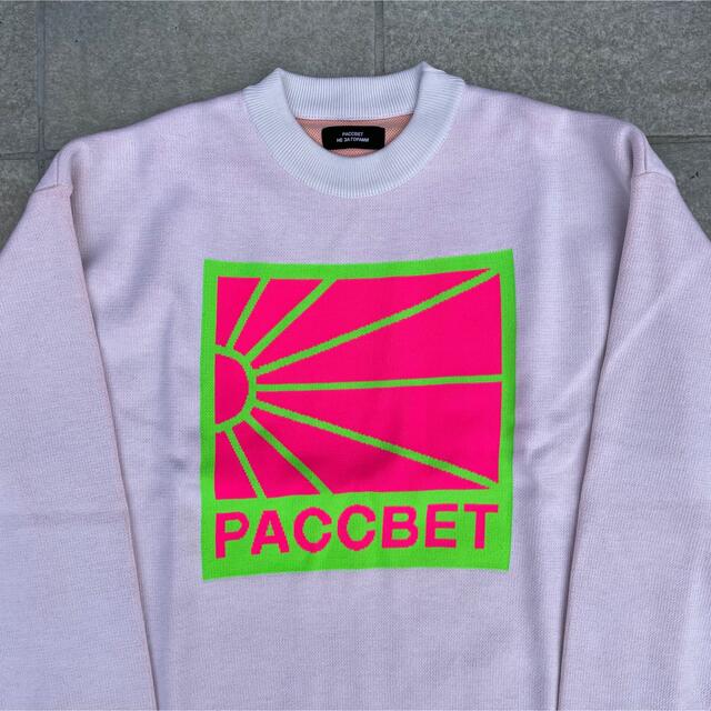 AURALEE(オーラリー)のPACCBET knit pink メンズのトップス(ニット/セーター)の商品写真