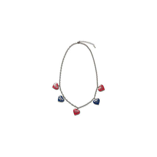 HUMAN MADE HEART NECKLACE "Red/Blue"