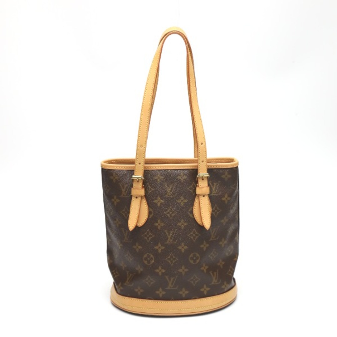 ルイヴィトン M42238 ハンドバッグ ブラウン  LOUIS VUITTON バケットPM モノグラム