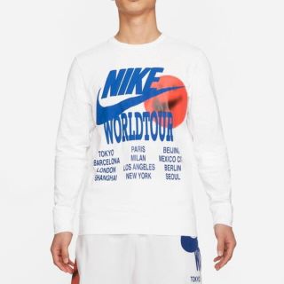 ナイキ(NIKE)のナイキ NSW WTOUR Tシャツ　ロンT World Tour (Tシャツ/カットソー(七分/長袖))