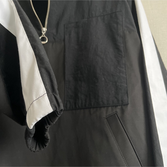 ANEI SIDE SLIT ANORAK BLACK size 2