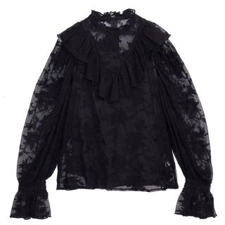 アメリヴィンテージ(Ameri VINTAGE)のLADY UNUSUAL LACE BLOUSE(シャツ/ブラウス(長袖/七分))