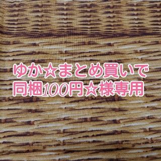 ゆか☆まとめ買いで同梱100円☆様専用☆オーダー確認用ページ(外出用品)