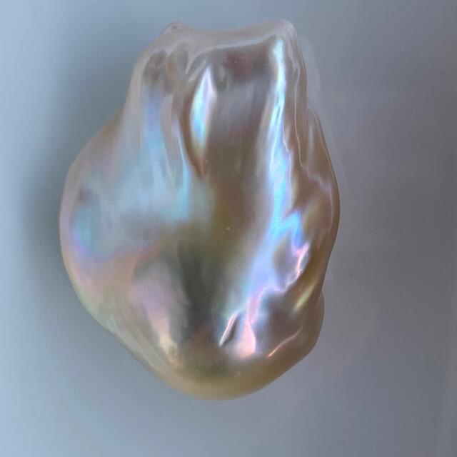 本真珠 淡水バロックパールペアルース 美品小粒虹色DB263 | www 