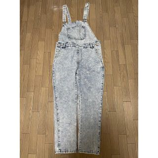 マウジー(moussy)の未使用 オーバオール サロペット ケミカルウォッシュ(サロペット/オーバーオール)