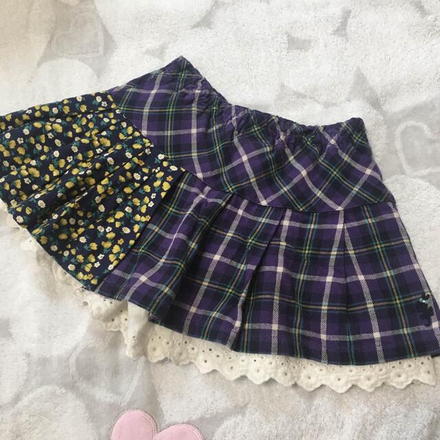 KP(ニットプランナー)のKP スカパン キッズ/ベビー/マタニティのキッズ服女の子用(90cm~)(スカート)の商品写真