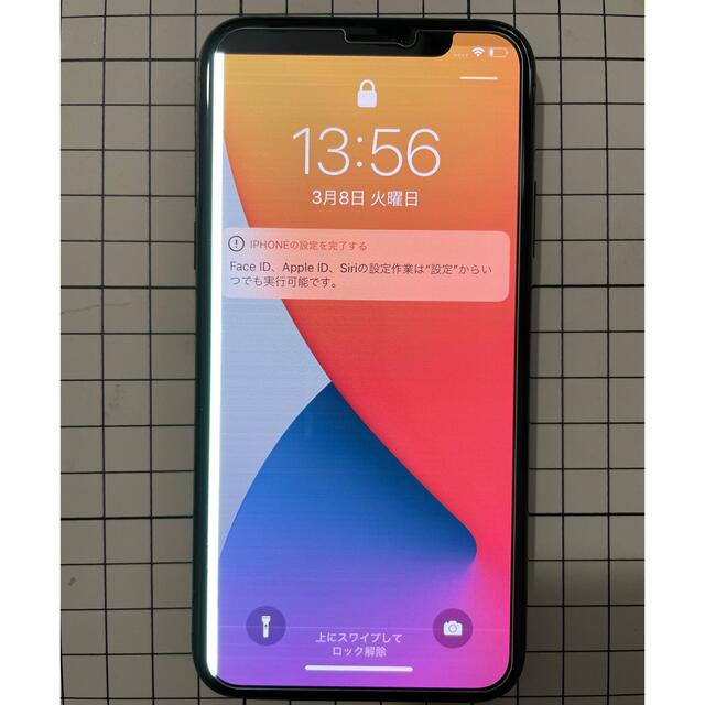 iPhoneX SIMフリー　space gray 64gb ジャンク品iPhoneX