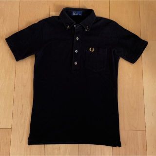 フレッドペリー(FRED PERRY)のFRED PERRY フレッドペリー　ポロシャツ　ブラック　XS(ポロシャツ)