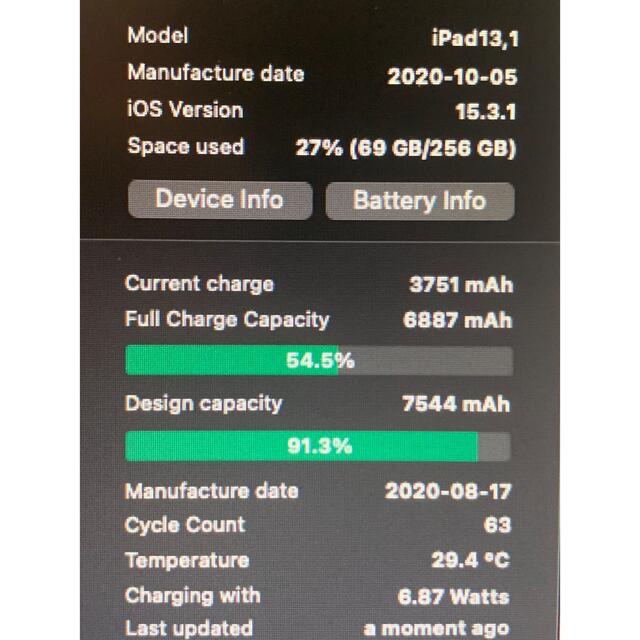 iPad(アイパッド)のKinkin様専用 iPad Air 4スカイブルー256GB Wi-Fiモデル スマホ/家電/カメラのPC/タブレット(タブレット)の商品写真