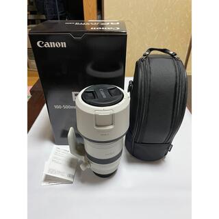 キヤノン(Canon)の美品 Canon RF100-500mm F4.5-7.1 IS USM(レンズ(ズーム))