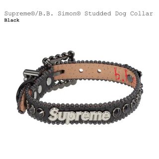 シュプリーム(Supreme)の定価以下　新品　Supreme B.B. Simon Studded (犬)