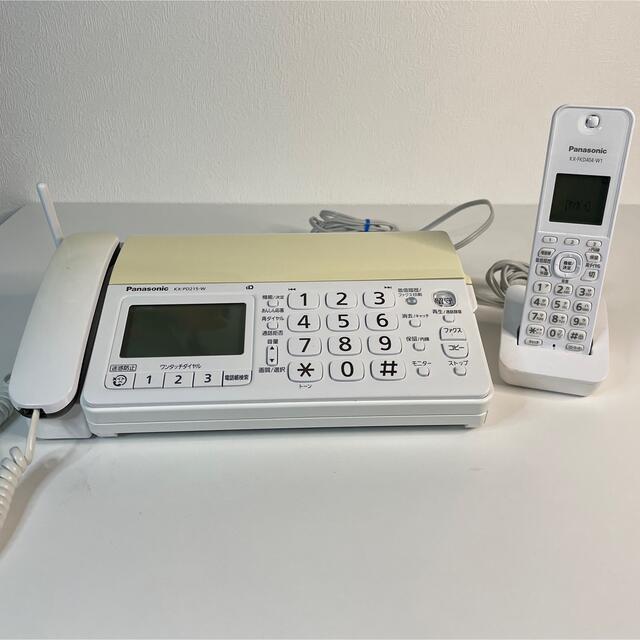 Panasonic パナソニック KX-PD215-W FAX機 子機付き - 生活家電 Panasonic パナソニック KX-PD215-W FAX機 子機付き - 生活家電