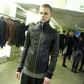 Rick Owens リックオウエンス　インターシャレザージャケット