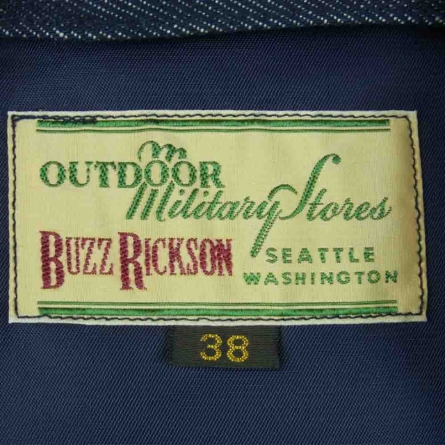 Buzz Rickson's(バズリクソンズ)のバズリクソンズ BR13906 デニム ダウン ベスト 38 未使用 【中古】 メンズのトップス(ベスト)の商品写真