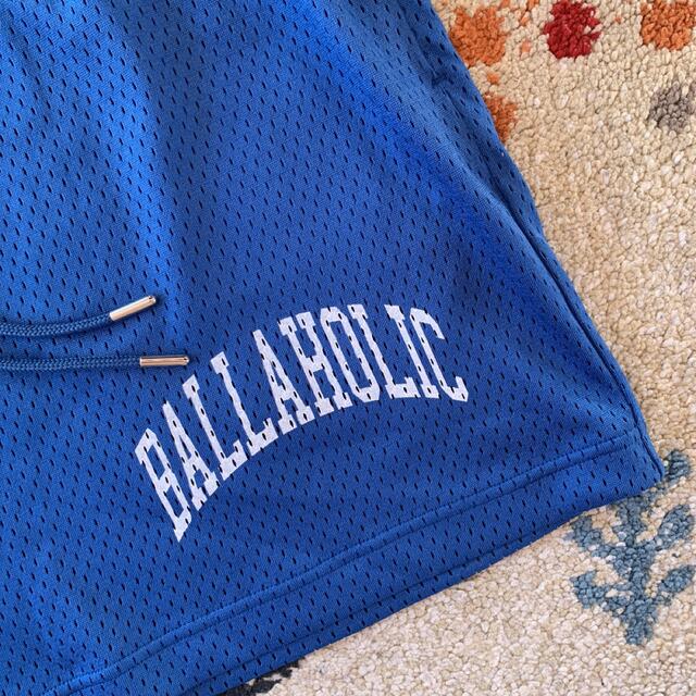 ballaholic - レア！ボーラホリック カレッジロゴメッシュジップショーツ ブルー L 新古品の通販 by ふぇいたん｜ボーラホリックならラクマ